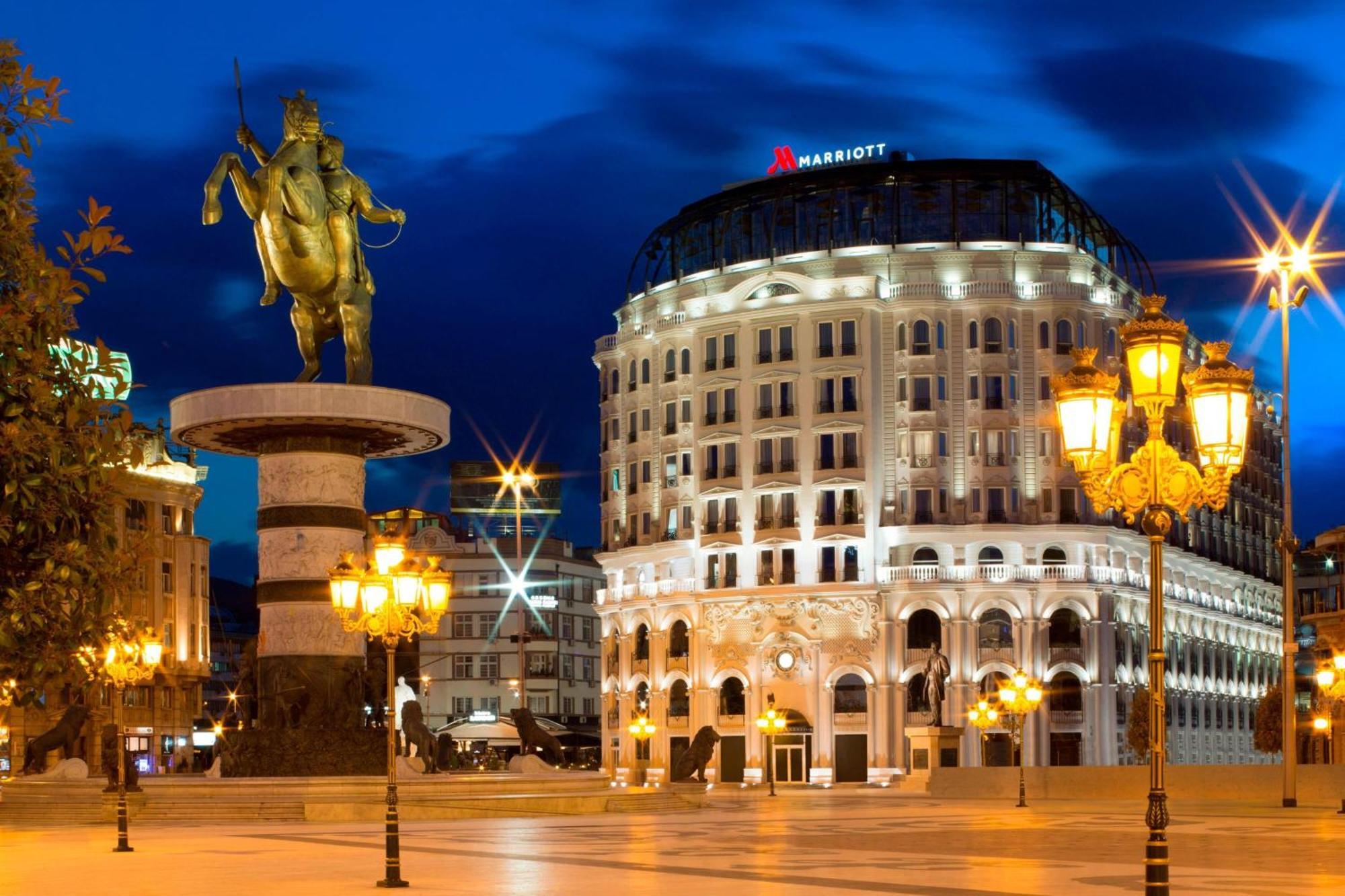 Skopje Marriott Hotel Exterior photo Marriott Skopje