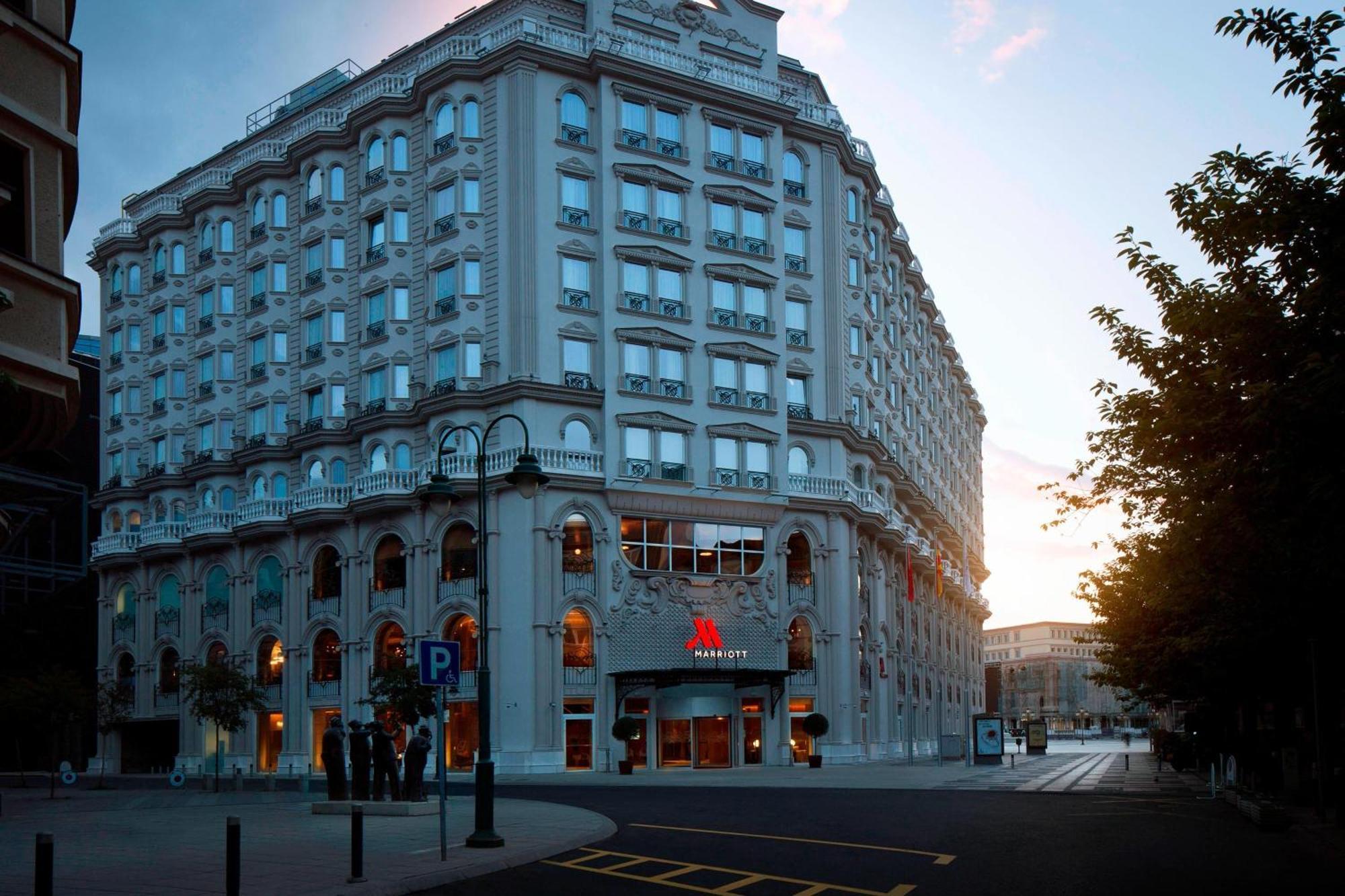 Skopje Marriott Hotel Exterior photo The Marriott Grand Hotel